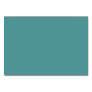 Tarjeta De Mesa Sólo OSCB42 de color azul turquesa y gris oscuro