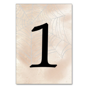 Tarjeta De Mesa Sppoky Little Couple Table Número 1