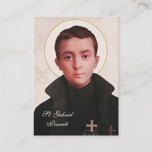 Tarjeta De Mesa St. Gabriel PosæReligious Saint