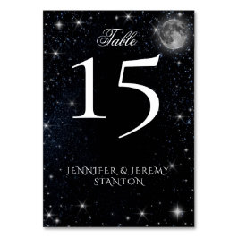 Tarjeta de mesa Starnight Moon