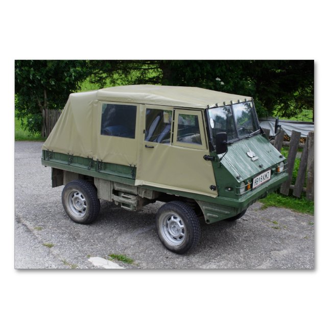 Tarjeta De Mesa Steyr Puch Haflinger (Anverso)