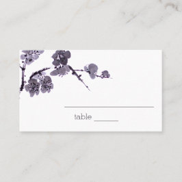 Tarjeta De Mesa Sumie de ciruela