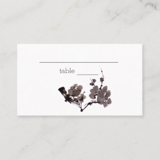 Tarjeta De Mesa Sumie de ciruela