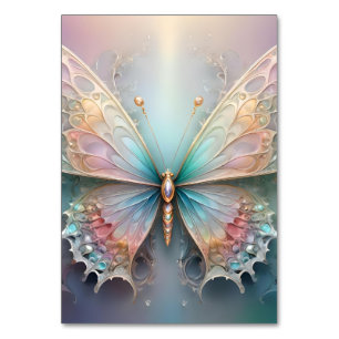 Tarjeta De Mesa Susurros de Color: Sueño de Mariposa Fractal Paste