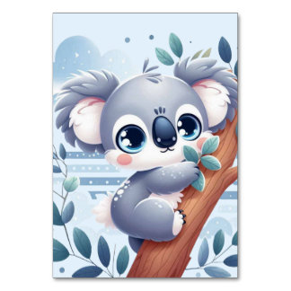 Tarjeta De Mesa Sweet Baby Koala - Table Card