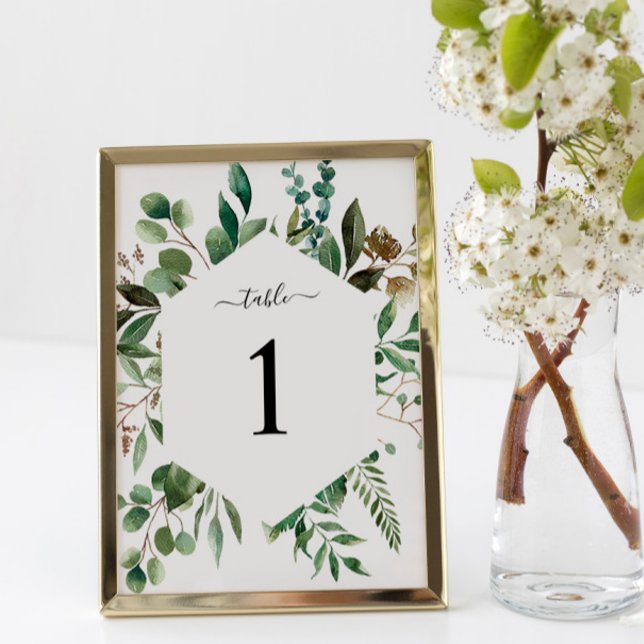 Tarjeta De Mesa Tabla 1 Boda Número de tabla (Subido por el creador)