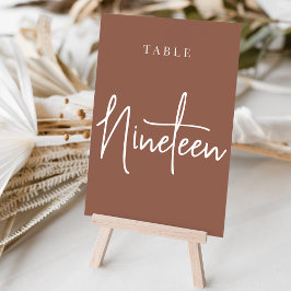 Tarjeta De Mesa Tabla con guiones de mano dura NINEDIE