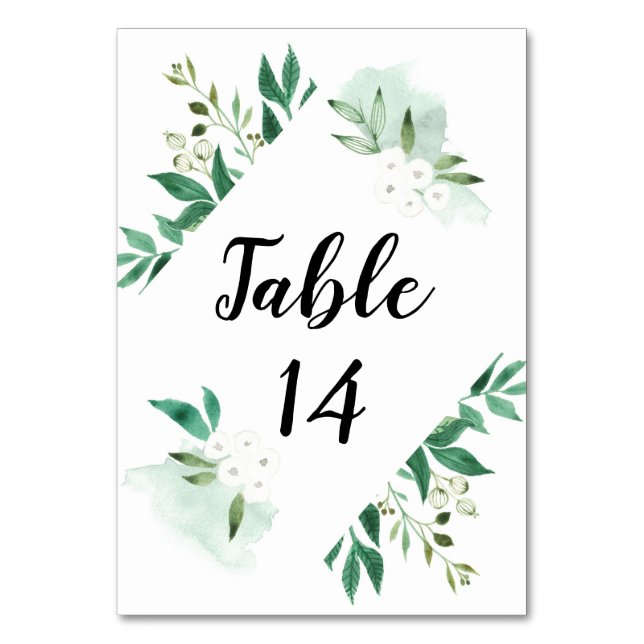 Tarjeta De Mesa Tabla de asientos de recepción de bodas de mimbre  (Anverso)