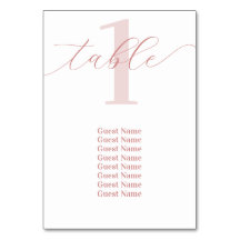 Tabla de asientos del Boda del número de la tabla 