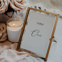 Tabla de caligrafía negra Delicada Número de tabla