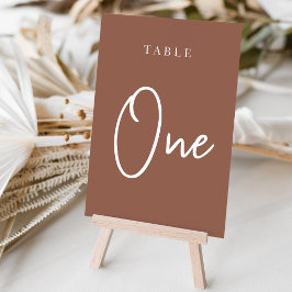 Tarjeta De Mesa Tabla de guiones de mano de roya ONE