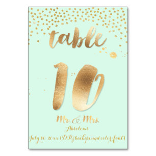 Tarjeta De Mesa Tabla de PixDezines 10/espoletas de oro/color DIY/