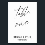 Tarjeta De Mesa Tabla de tipografía elegante contemporánea 1<br><div class="desc">Negrita, sencilla, contemporánea, elegante. Este diseño complementa una creciente colección de piezas únicas que son atractivas y distintivas. Utilice los campos de plantilla para cambiar los detalles del titular del lugar y hacer que el diseño sea el suyo. En esta colección hay disponibles otros colores y estilos. He presentado una...</div>