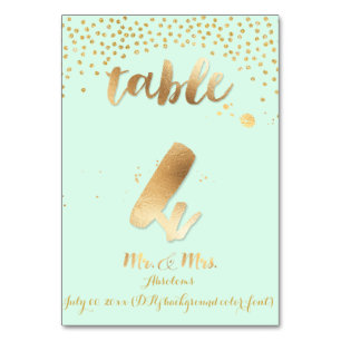 Tarjeta De Mesa Tabla PixDezines 4/Rasplantes dorados/Color DIY/me