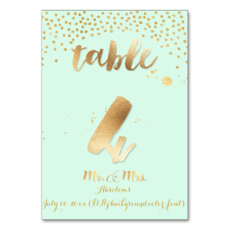 Tarjeta De Mesa Tabla PixDezines 4/Rasplantes dorados/Color DIY/me
