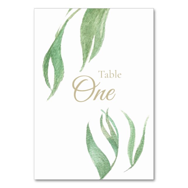 Tarjeta De Mesa Table Card (Anverso)