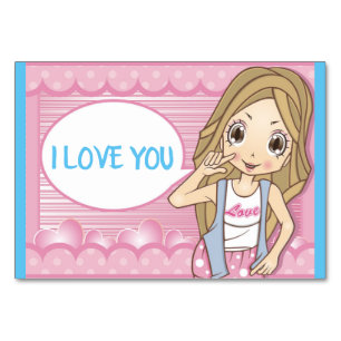 TARJETA DE MESA TE AMO