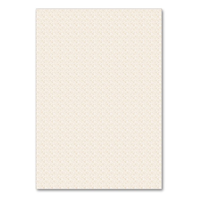 Tarjeta De Mesa Tejidos blanquecinos con una p sutil, repetitiva y (Anverso)