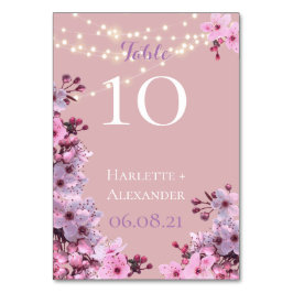 Tarjeta De Mesa Tema de Sakura