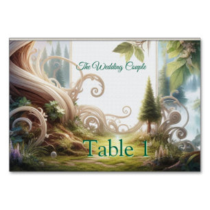 Tarjeta De Mesa Temas metafísicos de fantasía espiritual
