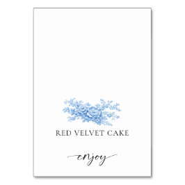 Tarjeta De Mesa Tented Food Label Wedding Buffet Chinoiserie