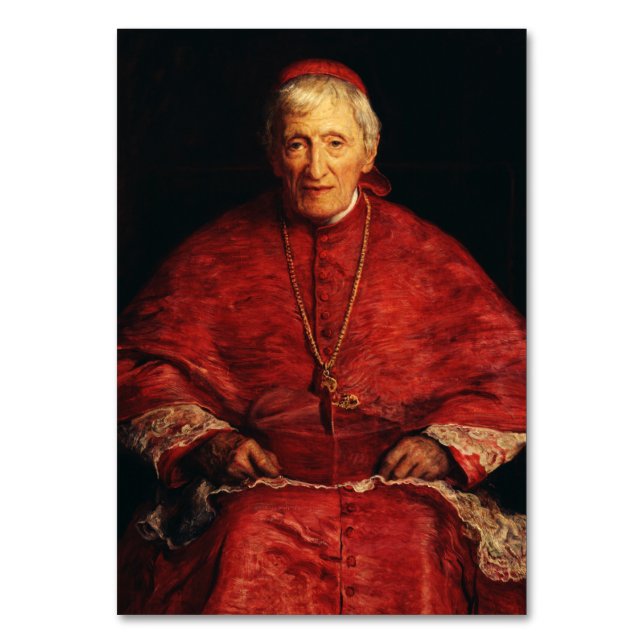 Tarjeta De Mesa Teólogo inglés de Saint John Henry Newman (Anverso)