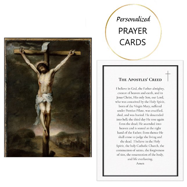 Tarjeta De Mesa The Apostles' Creed Catholic Prayer Card           (Subido por el creador)