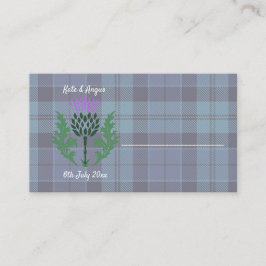 Tarjeta De Mesa Tíster tradicional escocés y escocés