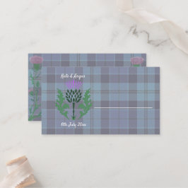 Tarjeta De Mesa Tíster tradicional escocés y escocés