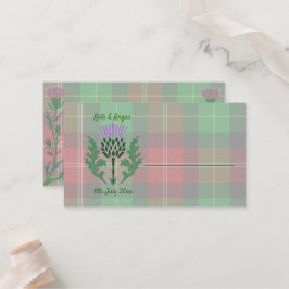Tarjeta De Mesa Tíster tradicional escocés y escocés