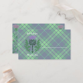 Tarjeta De Mesa Tíster tradicional escocés y escocés