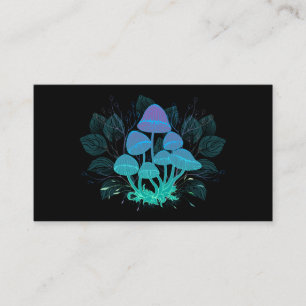 Tarjeta De Mesa Toadstools en Bushes