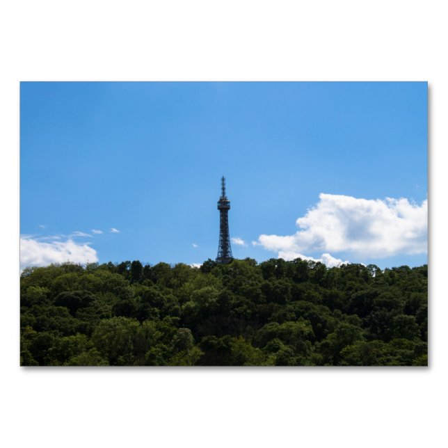 Tarjeta De Mesa Torre de búsqueda de Petřín (Anverso)
