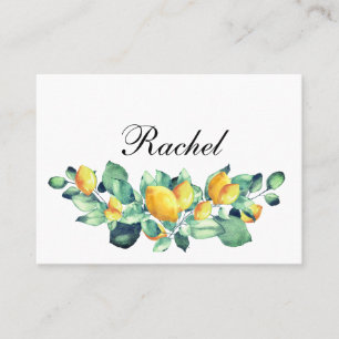 Tarjeta De Mesa Toscana elegante Wedding Weis verde Platzkarte