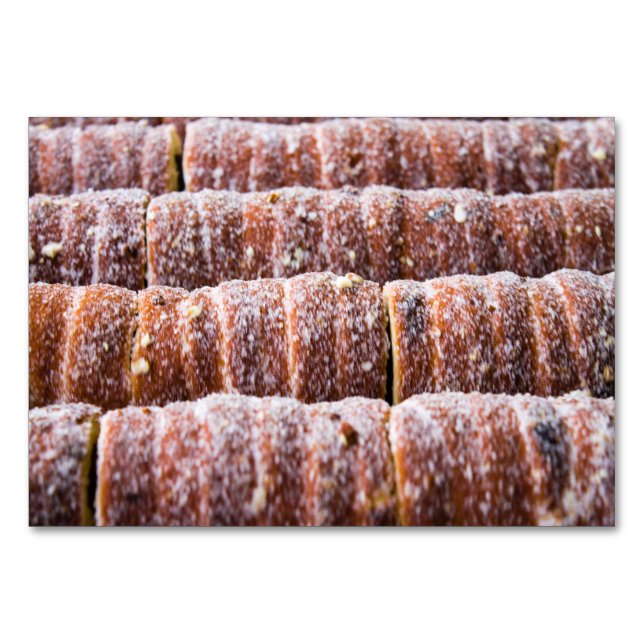 Tarjeta De Mesa Trdelník (Anverso)