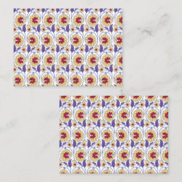 Tarjeta De Mesa Un diseño vibrante con creativo amarillo y naranja