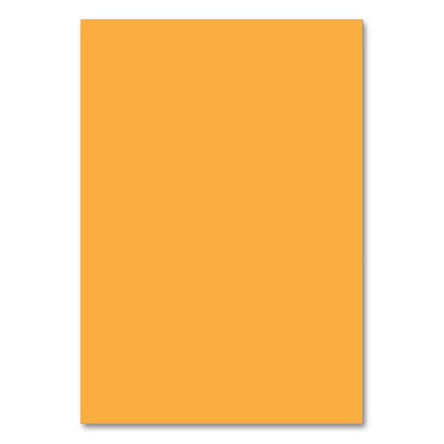Tarjeta De Mesa un fondo amarillo con (Anverso)