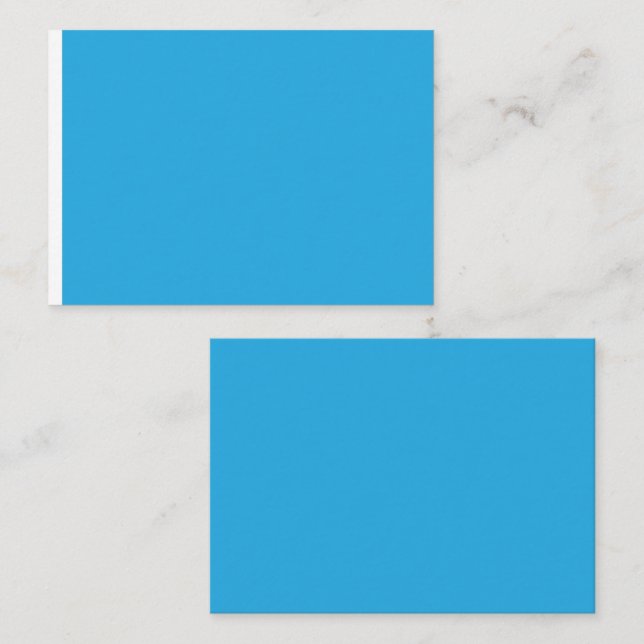 Tarjeta De Mesa un fondo azul con (Anverso / Reverso)