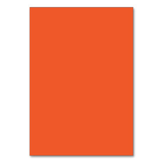 Tarjeta De Mesa un fondo naranja con un