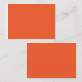 Tarjeta De Mesa un fondo naranja con un