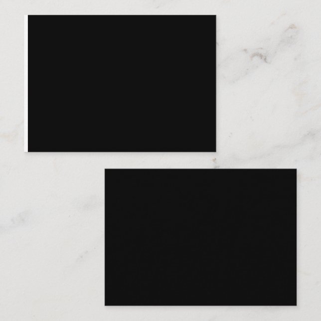 Tarjeta De Mesa una foto en blanco y negro (Anverso / Reverso)