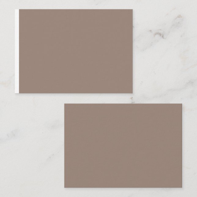 Tarjeta De Mesa una pared marrón con (Anverso / Reverso)