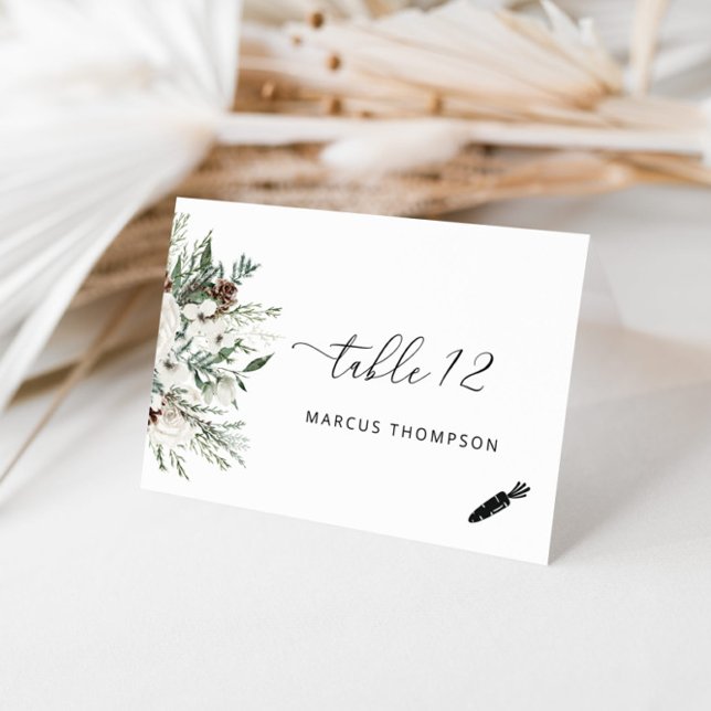 Tarjeta De Mesa Vegetaria moderna de estilo ververde carta de opci (Subido por el creador)