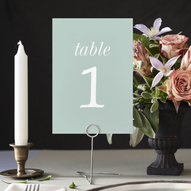 Tarjeta De Mesa Verdadera Simplicidad 2 Número de tabla de Boda de (Subido por el creador)
