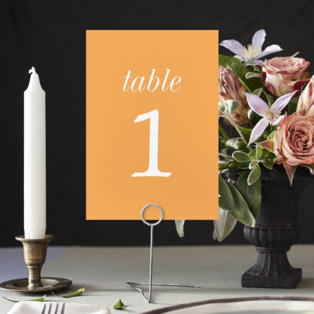 Tarjeta De Mesa Verdadera simplicidad 2 Número de tabla de Boda So (Subido por el creador)