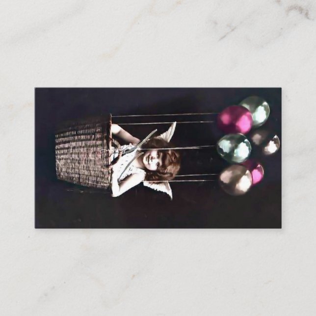 Tarjeta De Mesa Vintage Cupido (Anverso)