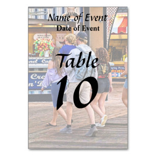 Tarjeta De Mesa Wildwood NJ – Panadería del paseo marítimo