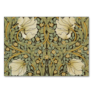 Tarjeta De Mesa William Morris Pimpernel Vintage Pre-Raphaelite