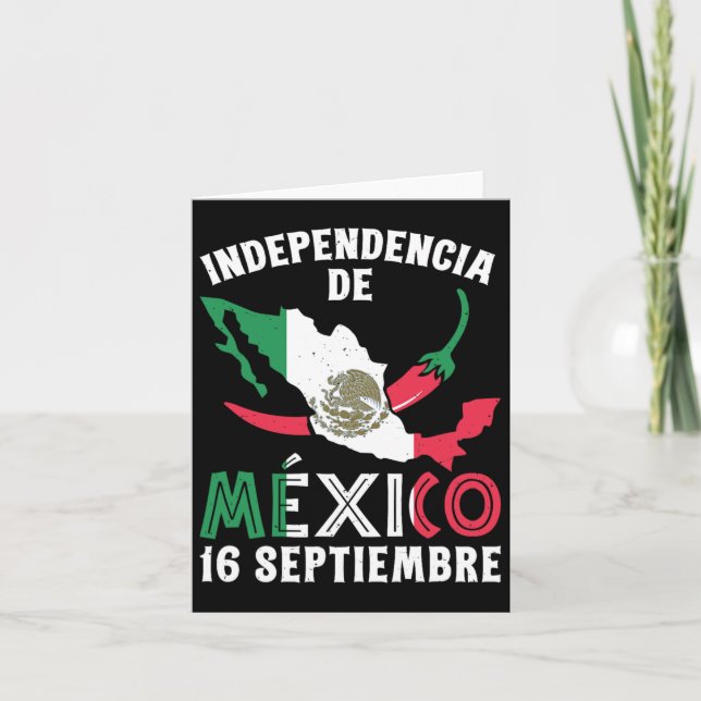 Tarjeta De México 16 Septiembre Independencia Mexicana 1 (Anverso)