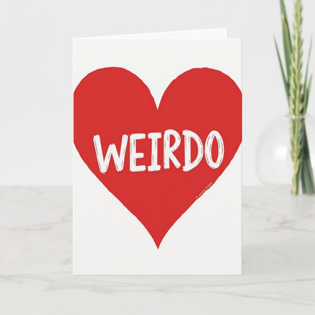 Tarjeta de mi corazón raro (Anverso)